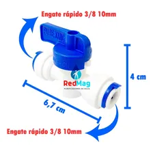 Kit Registro 3/8 Filtro Purificador Compativel Soft Everest Foto mini 2