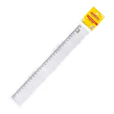 Kit régua cristal de 30cm Waleu com 10 unidades Foto mini 4