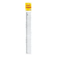 Kit régua cristal de 30cm Waleu com 10 unidades Foto mini 1