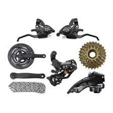 Kit Relação 24v Marchas Bicicleta 29 E 26 Catraca Rapidfir Foto mini 1