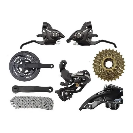 Kit Relação 24v Marchas Bicicleta 29 E 26 Catraca Rapidfir Foto 1
