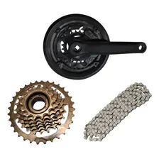 Kit Relação Bike 21v Pedivela Catraca 7v Mega Range Corrente Foto mini 1
