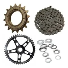 Kit Relação Bike Catraca Corrente Coroa 46d Movimento 45mm Foto mini 1
