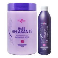 Kit Relaxamento Guanidina Da Mairibel Ativador 1l + Base 1kg Foto mini 1