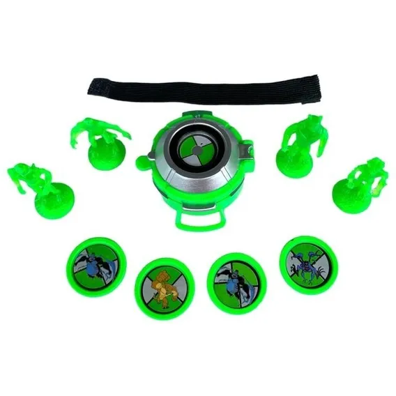 Kit Rel贸gio Ben 10 Omnitrix Lan莽ador De Discos Foto 1