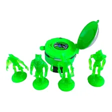 Kit Rel贸gio Ben 10 Omnitrix Lan莽ador De Discos Foto mini 2
