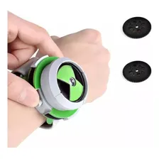 Kit Rel贸gio Ben 10 Omnitrix Luzes Discos E Projecao Cor Ben10 Foto mini 3