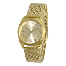 Kit Relogio Lince Feminino Dourado + Porta Joia Foto mini  3