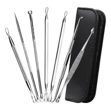 Kit Removedor De Cravos E Espinhas 7 Peças Aço Inoxidável E Estojo Foto  mini 1