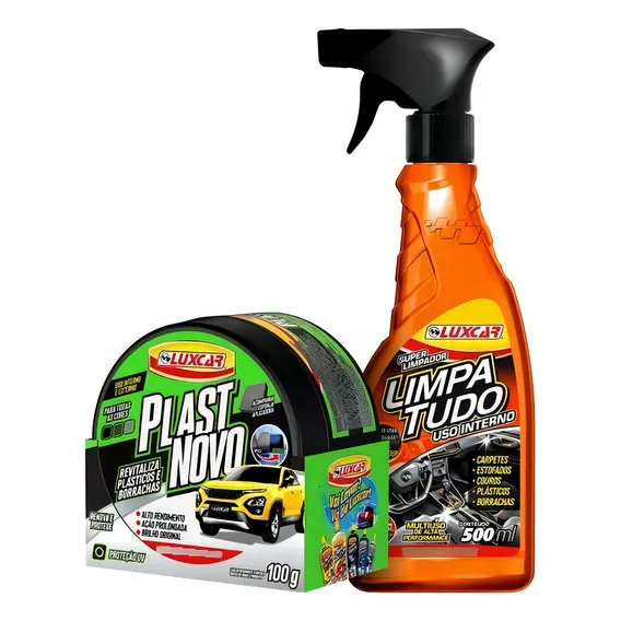 Kit Renovador De Plásticos Borrachas E Limpa Tudo Luxcar Cor Transparente Foto 1