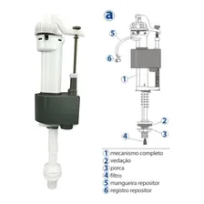 Kit Reparo Caixa Acoplada Universal Lorenzetti 3 E 6 Litros Foto mini 4