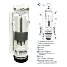 Kit Reparo Caixa Acoplada Universal Lorenzetti 3 E 6 Litros Foto mini 3