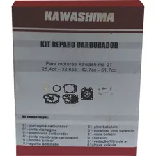 Kit Reparo Carburador Motor 2t Roçadeira Kawashima 25 A 52cc Foto mini 2