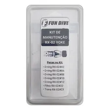 Kit Reparo De Regulador Ar Para Mergulho Rx-02 Yoke Fun Dive Cor Preto Foto mini 1