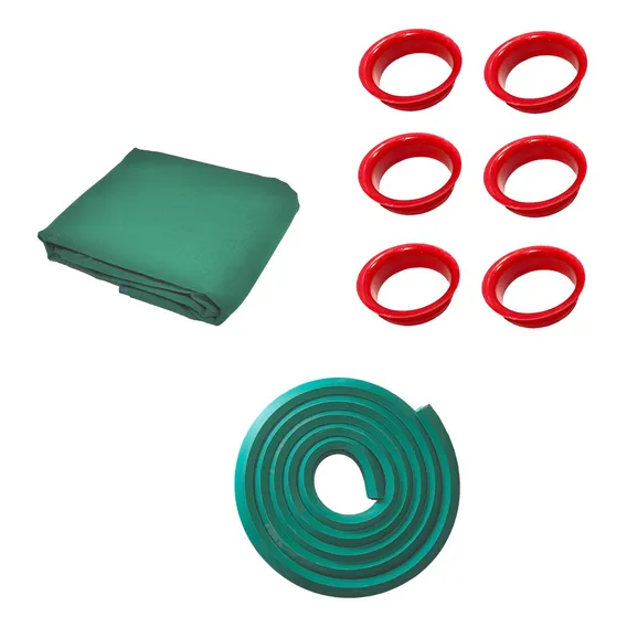 Kit Reparo P/ Mesa De Sinuca/ Tecido E Borracha Foto 1
