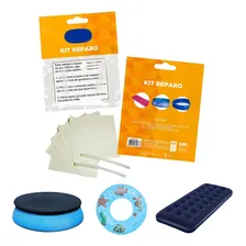 Kit Reparo Piscina Bóias Adesivo Para Manutenção Prático Foto mini 1