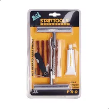Kit Reparo Pneu 10 Pç Carro Moto Cola Escariador Aplicador Foto mini  3