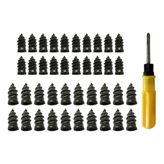Kit Reparo Pneu Pregos Borracha A Vacuo Macarrao 40 Peças Foto 1