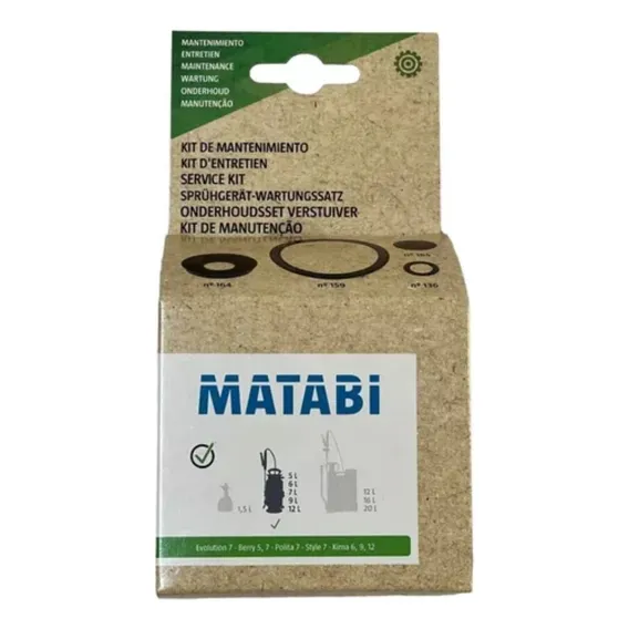 Kit Reparo Pulverizador Ik Matabi Berry 5 E 7 Kima 6 9 12l Cor Preto Foto 1