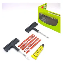 Kit Reparo Remendo Pneu Sem Câmara Carro Moto 15 Refil Foto mini 1