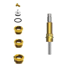 Kit Reparo Salva Registro Pressão Chuveiro Universal Metal Acabamento Cromado Cor Prateado Foto mini 3