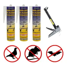Kit Repelente Pombo Morcego 900ml (não Mata) + Aplicador Foto mini 1