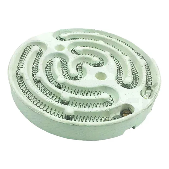 Kit Resistencia Cerâmica 200wx110v + Espiral P/ Estufa 110v Foto 1