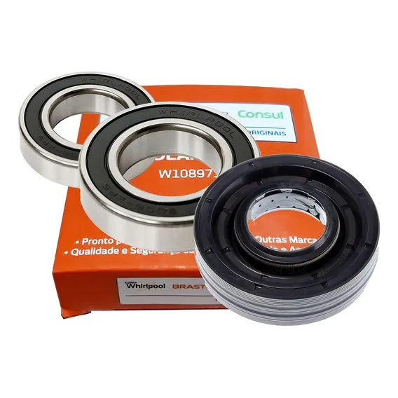Kit Retentor Rolamento Lavadora De Roupas Brastemp Consul Foto 1