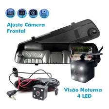 Kit Retrovisor Camera Ré + Sensor Estacionamento Branco 18mm Foto mini 2