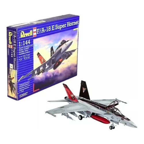 Kit Revell Avião Jato Fa-18e Super Hornet 1/144 - 03997 Foto 1