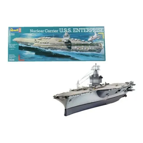 Kit Revell Porta Avião Nuclear Uss Enterprise 1/720 - 05046 Foto 1