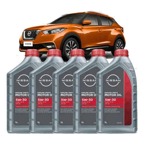 Kit Revisão Troca De Oleo 5w30 Nissan Kicks 1.6 2016 A 2020 Foto 1
