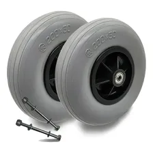 Kit Roda Dianteira 200x50 Maciças Cadeira Rodas Freedom Foto mini 1