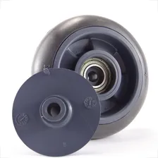 Kit Roda RodÃzio 412 Carrinho Supermercado Rodinha Giratório Foto mini 4