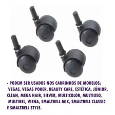 Kit Rodinhas Rodizios Dompel Para Carrinho Salao Original Foto mini  3