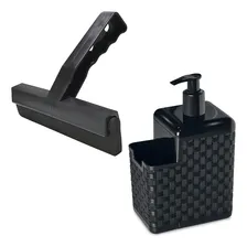 Kit Rodo Para Pia + Porta Detergente E Esponja C Bico Dosado Foto mini 1
