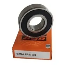 Kit Rolamento 6204 2rs Gbr 20x47x14mm Kit 100 Com Rolamentos Foto mini 3