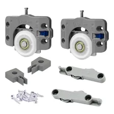 Kit Roldanas Deslizante Porta De Correr Guarda Roupa 50 Kg Foto mini 1
