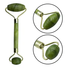 Kit Rolo E Mini Rolo Massageador Facial + Pedra Jade Gua Sha Foto mini 3