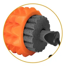 Kit Rolo Massagem 33cm T226, Pilates e Yoga, laranja - Acte Foto mini  2