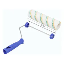 Kit Rolo Para Pintura Anti Respingo 23cm Com Suporte Tigre Foto mini 3