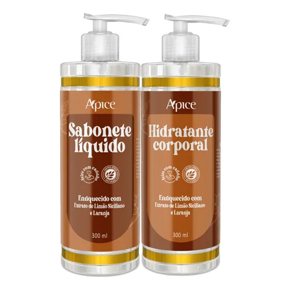 Kit Sabonete E Hidratante Corporal Liquido 300ml - Apice Foto 1