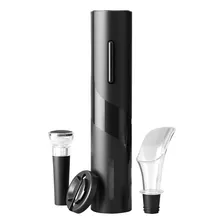 Kit Saca Rolha Automático Com 4 Peças Cor Preto Foto mini 1