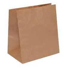 Kit Saco De Papel Kraft Para Delivery Tamanho P 28x19 Cm 50un Foto mini 1