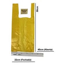 Kit Sacola Amarela 1000 30x45 + 1000 38x48 + 1000 40x50 Foto mini 4
