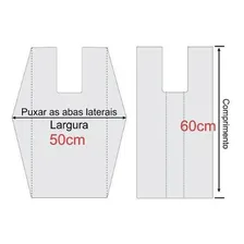 Kit Sacola Preta 1000 30x40 + 1000 38x48 + 1000 50x60 Foto mini 3