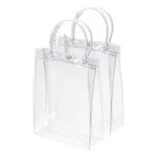 Kit Sacola Pvc Transparente 12un Vermelha 27,5x19,5cm Foto  mini 1