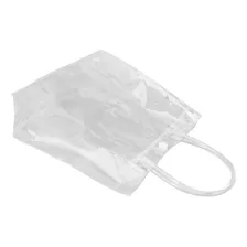 Kit Sacola Pvc Transparente 12un Vermelha 27,5x19,5cm Foto mini  2