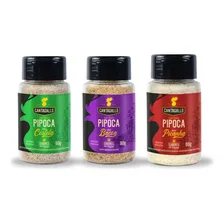 Kit Sais para Pipoca Cantagallo 90g - Sal Temperado para Pipoca, Tempero para Pipoca Foto  mini 1