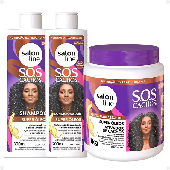 Kit Salon Line SOS Cachos hidratação Foto 1